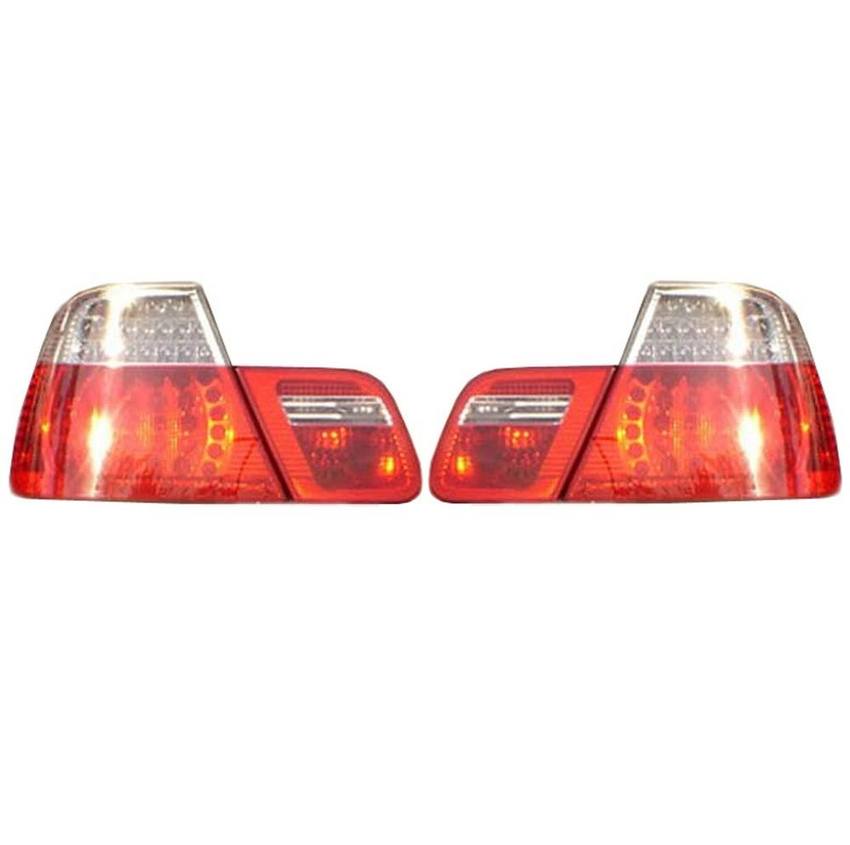 BMW Tail Light Kit - Driver and Passenger Side Inner and Outer (White Turn Signal) 63218383826 - ULO 2849643KIT